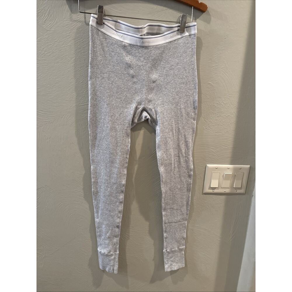 skims gray‎ and white leggings New Without Tags